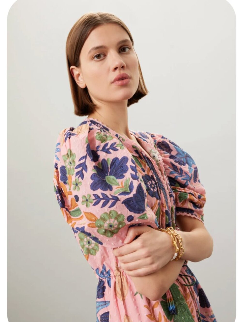 Farm Rio Seashell Mini Dress Size M - Picture 2 of 7